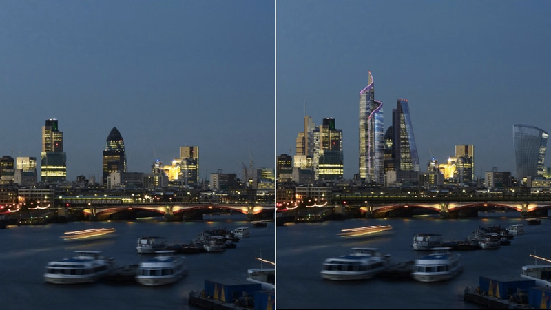 Illustration for article titled This is what London's skyline could look like in 20 years